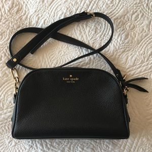 Kate Spade Crossbody Black Leather Purse